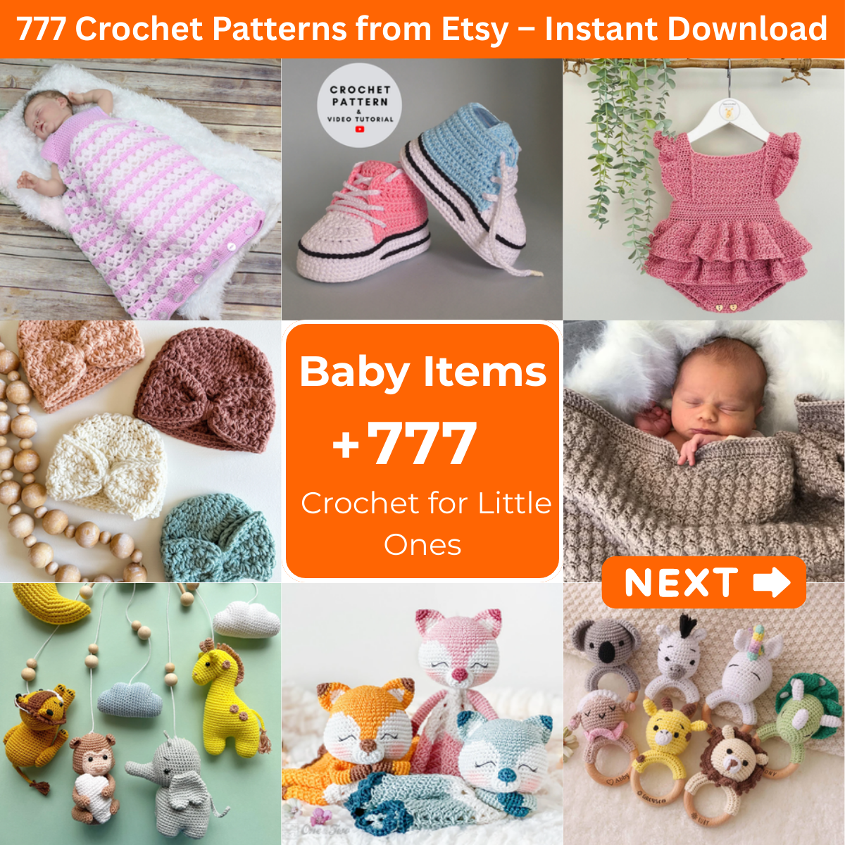 777 Crochet Patterns Bundle