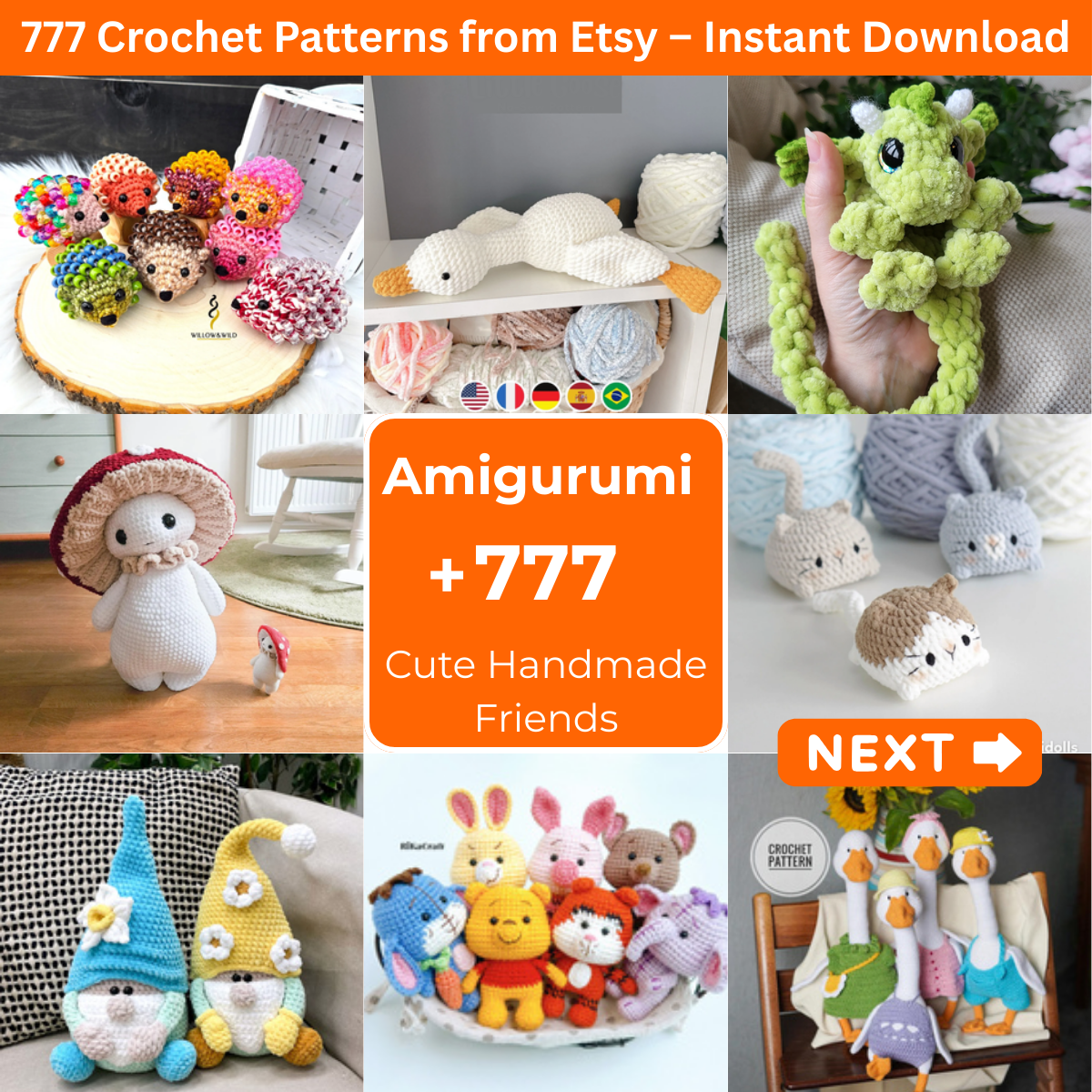 777 Crochet Patterns Bundle