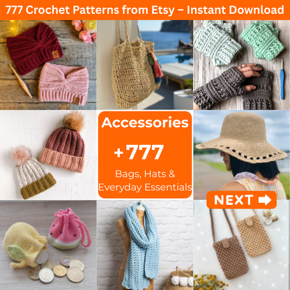 777 Crochet Patterns Bundle